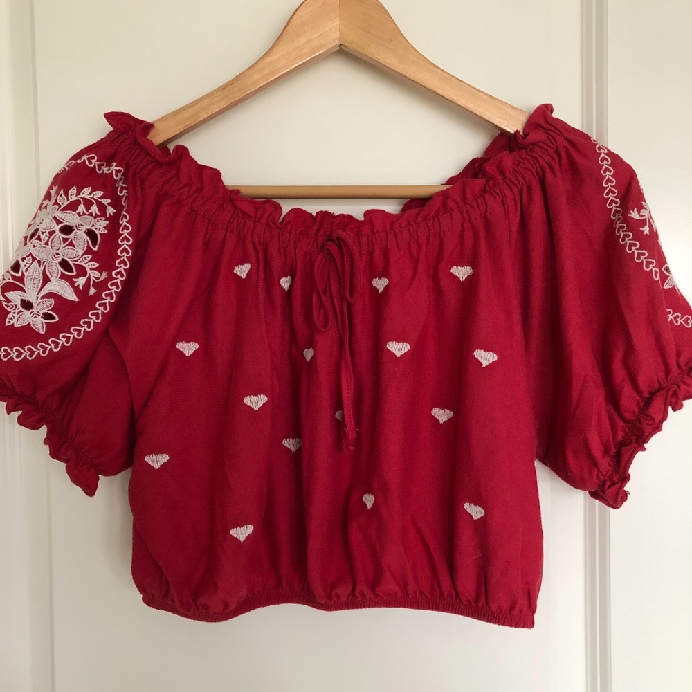 Topshop crop top